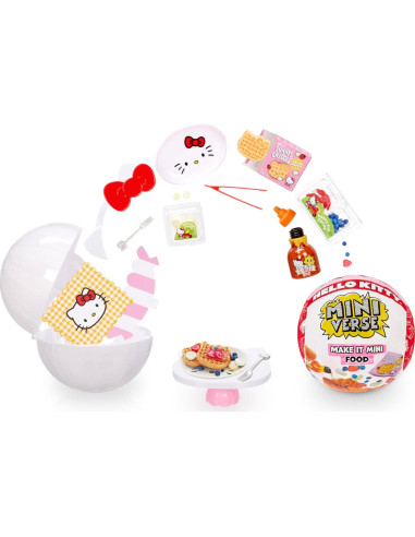 Hacerlo Mini Comida Hello Kitty - 2 Paquetes Sorpresa