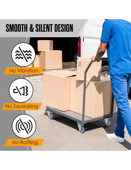 Ruedas de Caster Houseables, Juego de 4, 7.62 cm, Caucho