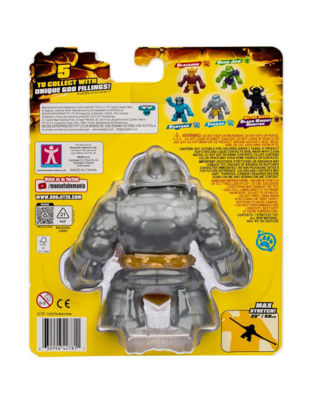 Héroes de Goo Jit Zu Stretch Strikers Thrash - Figura Elástica