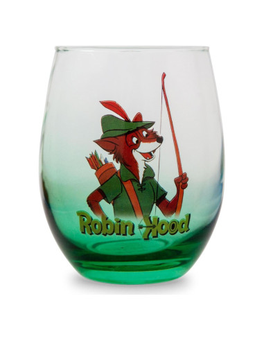 Vaso de vino sin tallo Disney Robin Hood 591 ml verde