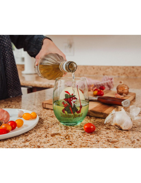 Vaso de vino sin tallo Disney Robin Hood 591 ml verde
