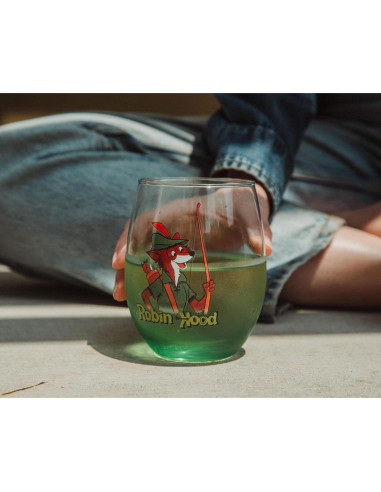 Vaso de vino sin tallo Disney Robin Hood 591 ml verde