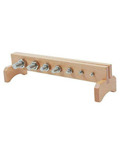 Juguete Educativo DANNI Montessori Tornillos y Tuercas Madera