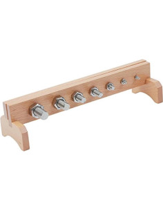 Juguete Educativo DANNI Montessori Tornillos y Tuercas Madera 2