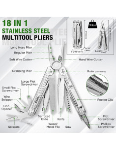 Multiherramienta SHAL 18 en 1 con Enchufe Universal 2