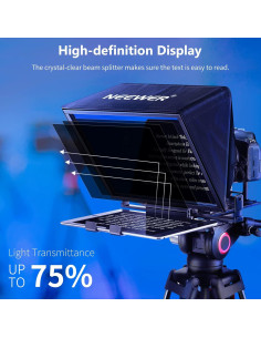 Teleprompter NEEWER X14 con control remoto y APP 2