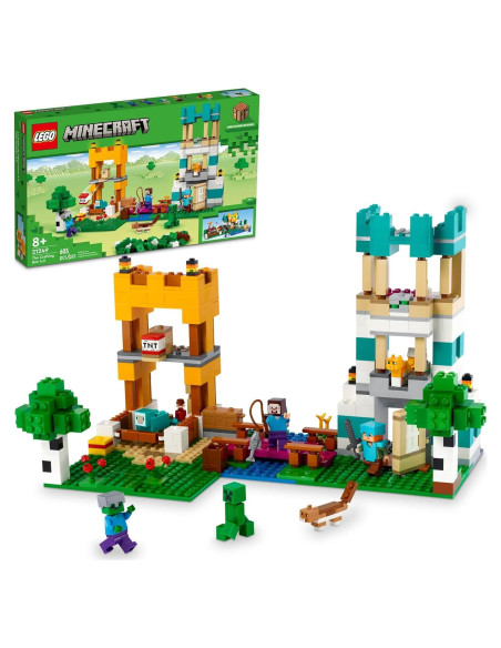 LEGO Minecraft La Caja de Creación 4.0 21249 - Set de Construcción 605 Piezas LEGO Minecraft La Caja de Creación 4.0 21249 - Set de Construcción 605 Piezas