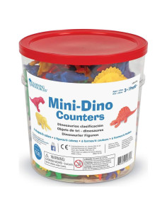 Contadores Mini-Dino Learning Resources - 108 Piezas 5.08 cm