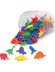 Contadores Mini-Dino Learning Resources - 108 Piezas 5.08 cm 2
