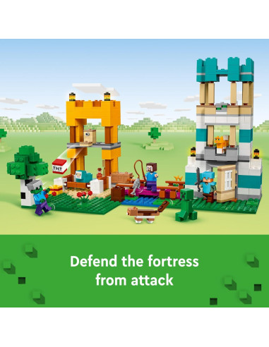 LEGO Minecraft La Caja de Creación 4.0 21249 - Set de Construcción 605 Piezas