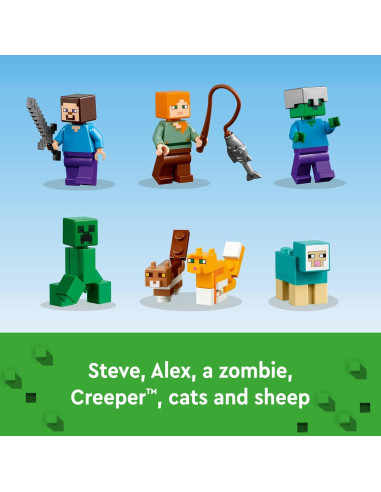 LEGO Minecraft La Caja de Creación 4.0 21249 - Set de Construcción 605 Piezas