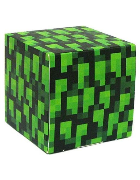 Bloque Papercraft Minecraft Jazwares - Hoja Retro Multicolor