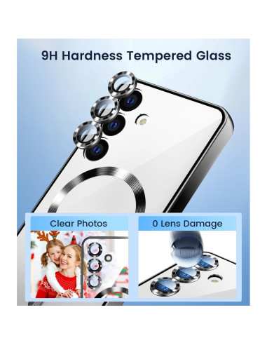 Funda Slim para Samsung Galaxy S25 con MagSafe y Protector de Lente