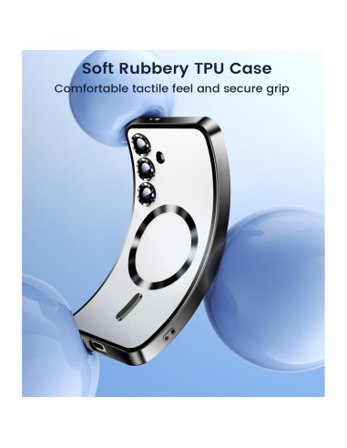 Funda Slim para Samsung Galaxy S25 con MagSafe y Protector de Lente