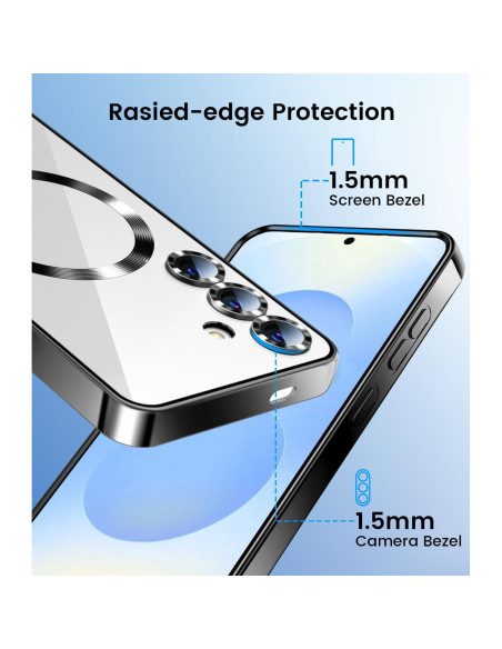 Funda Slim para Samsung Galaxy S25 con MagSafe y Protector de Lente Funda Slim para Samsung Galaxy S25 con MagSafe y Protector de Lente