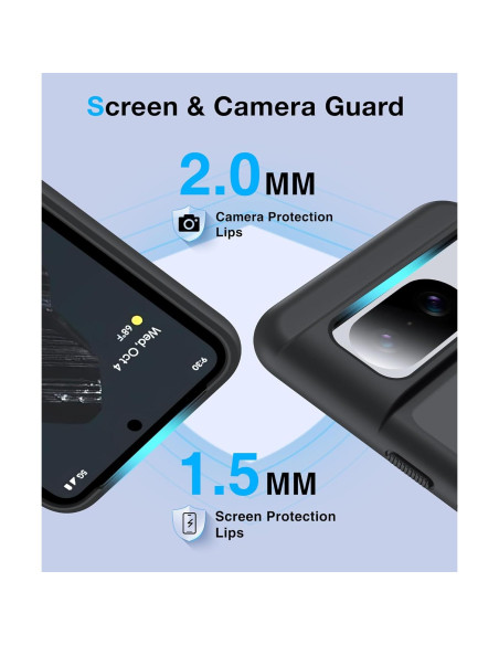 Funda Magnética Google Pixel 8 FNDMIL Antideslizante Negra Funda Magnética Google Pixel 8 FNDMIL Antideslizante Negra