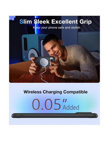 Funda Magnética Google Pixel 8 FNDMIL Antideslizante Negra