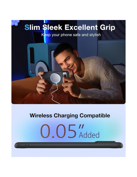 Funda Magnética Google Pixel 8 FNDMIL Antideslizante Negra Funda Magnética Google Pixel 8 FNDMIL Antideslizante Negra