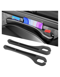 Relleno Espacio entre Asientos de Coche KIFIDAN Negro 2 Piezas