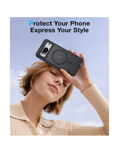 Funda Magnética Google Pixel 8 FNDMIL Antideslizante Negra