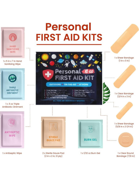 Kit de Primeros Auxilios Portátil U Safe - 10 Piezas Kit de Primeros Auxilios Portátil U Safe - 10 Piezas