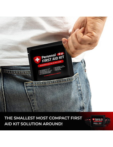 Kit de Primeros Auxilios Portátil U Safe - 10 Piezas Kit de Primeros Auxilios Portátil U Safe - 10 Piezas