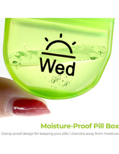 Organizador Semanal de Pastillas AUVON AM PM 7 Compartimentos 2