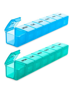 Organizador Semanal de Pastillas BUG HULL Grande 7 Días