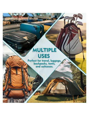 Candado de Maleta TSA ANVIL 4 Dígitos Naranja - Seguridad Avanzada