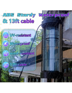 Zapper de Insectos Coospider-Repta 36W para 1/2 Acre con Cable 3.96m 2