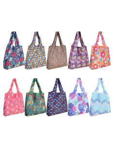 Paquete de 10 Bolsas de Compras Reutilizables SZUAH 18 kg