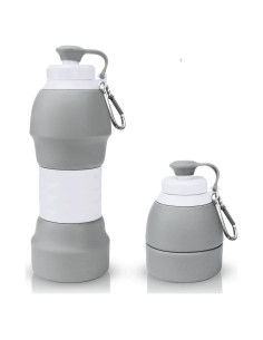 Botella de Agua Plegable Silevoler 580 ml Silicona BPA Libre