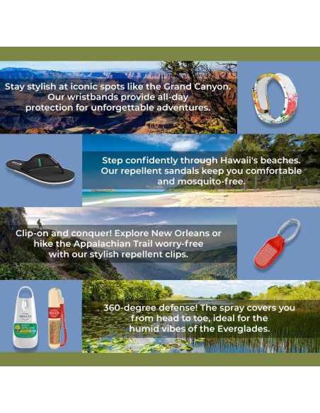 Clip Repelente de Insectos PARA'KITO Gris - Aceites Naturales