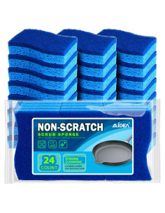 Esponjas de Limpieza AIDEA Sin Rayones - 24 Unidades, 380g
