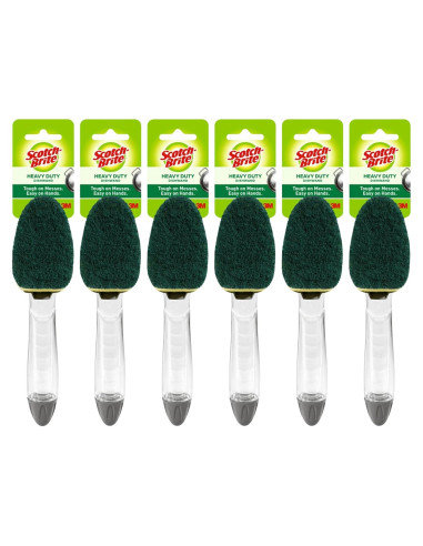 Esponjas de Platos Scotch-Brite 6 Piezas Alta Dureza 3M