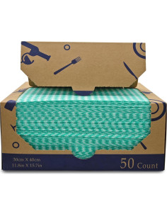 Toallitas de limpieza reutilizables Atitiope 50 piezas 30x40 cm 2