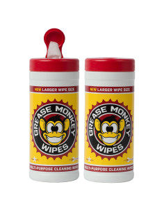 Toallitas de limpieza multiusos Grease Monkey - Paquete de 2