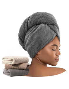 Toalla de Microfibra para Cabello Rizado Umisleep - 3 Piezas