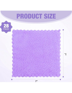 Toallitas Desmaquillantes Reutilizables JOHOKAKITI 28 Unidades 17.78x17.78 cm 2