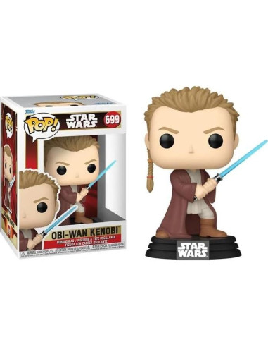 Figura Funko Pop OBI-Wan Kenobi Padawan Star Wars 9.53 cm