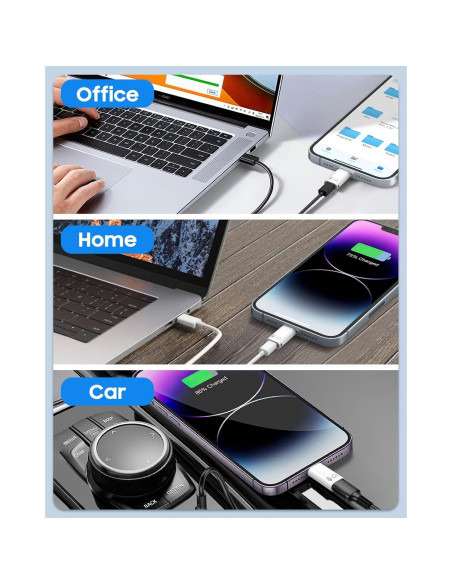 Adaptador MoKo USB C a Lightning para iPhone y iPad