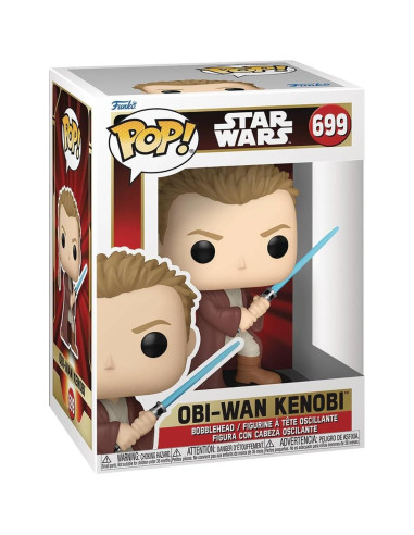 Figura Funko Pop OBI-Wan Kenobi Padawan Star Wars 9.53 cm