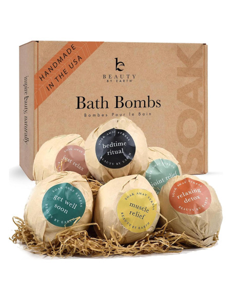 Juego de Bombas de Baño Orgánicas Beauty by Earth - 6 Piezas