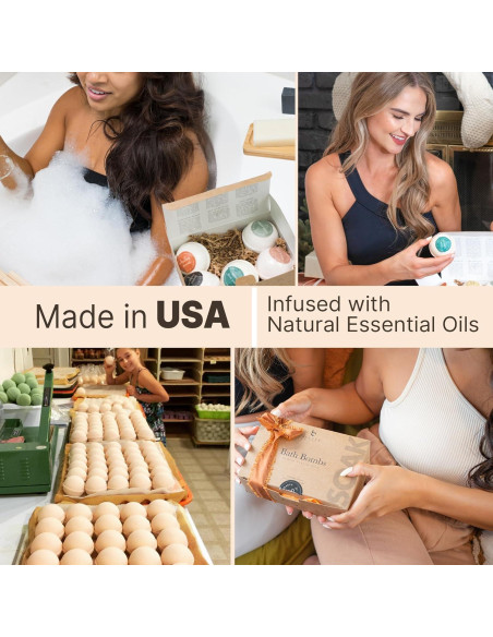 Juego de Bombas de Baño Orgánicas Beauty by Earth - 6 Piezas