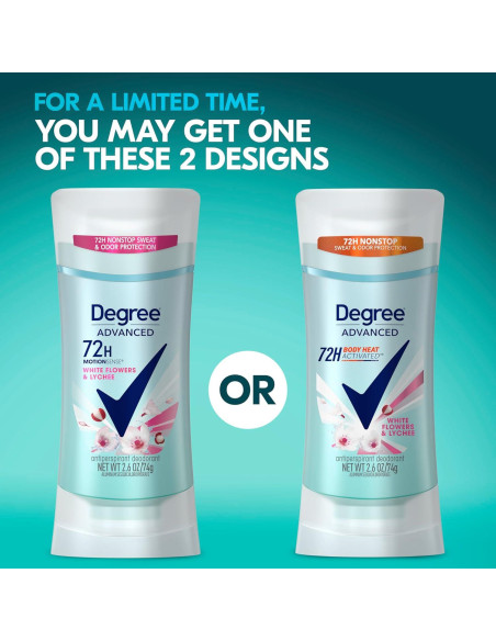 Desodorante Antitranspirante Degree Flores Blancas y Lichi 73.93 g