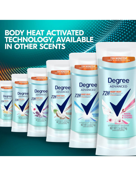 Desodorante Antitranspirante Degree Flores Blancas y Lichi 73.93 g