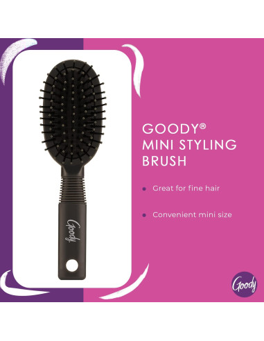 Cepillo de Pelo Mini Goody Ovalado para Todo Tipo de Cabello