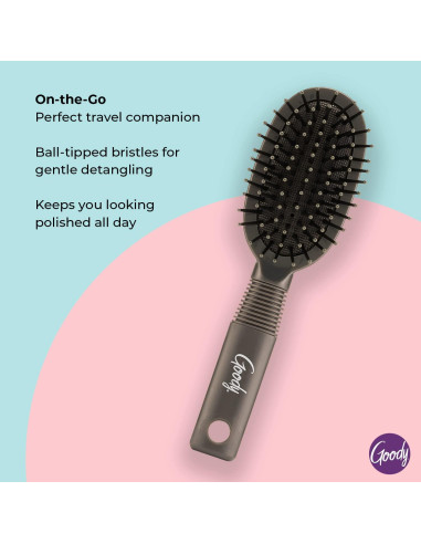 Cepillo de Pelo Mini Goody Ovalado para Todo Tipo de Cabello