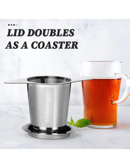 Infusor de Té de Acero Inoxidable Yoassi Extra Fino 12.7 cm