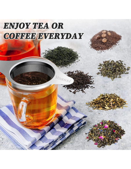 Infusor de Té de Acero Inoxidable Yoassi Extra Fino 12.7 cm